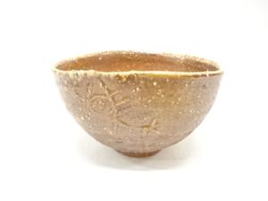 信楽焼　茶碗(無地箱付)